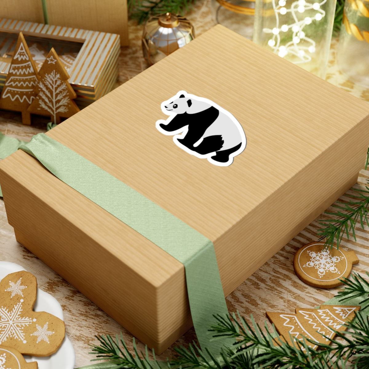Kiss-Cut Stickers - walking panda