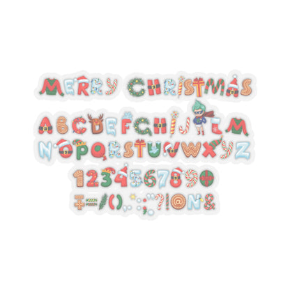 Kiss-Cut Stickers - Christmas alphabet - [[{"value":"Wonderwear Kid"}]]
