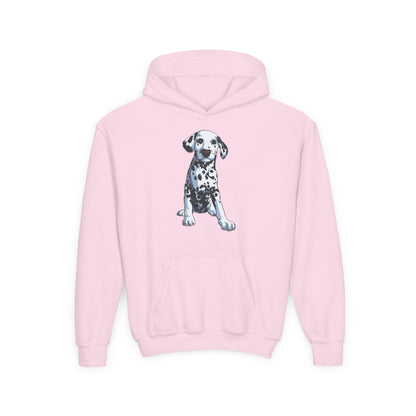 Youth Heavy Blend Hooded Sweatshirt - Dalmatian Printify