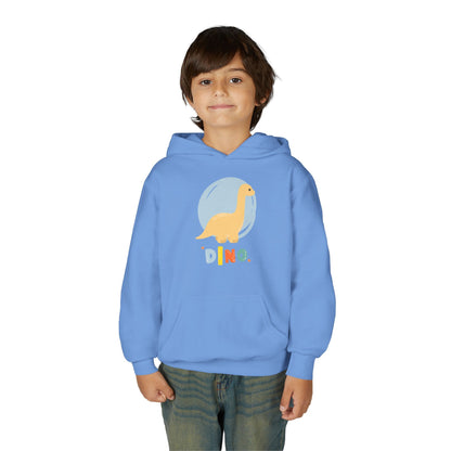 Kids Dino Embrace Hoodie Printify