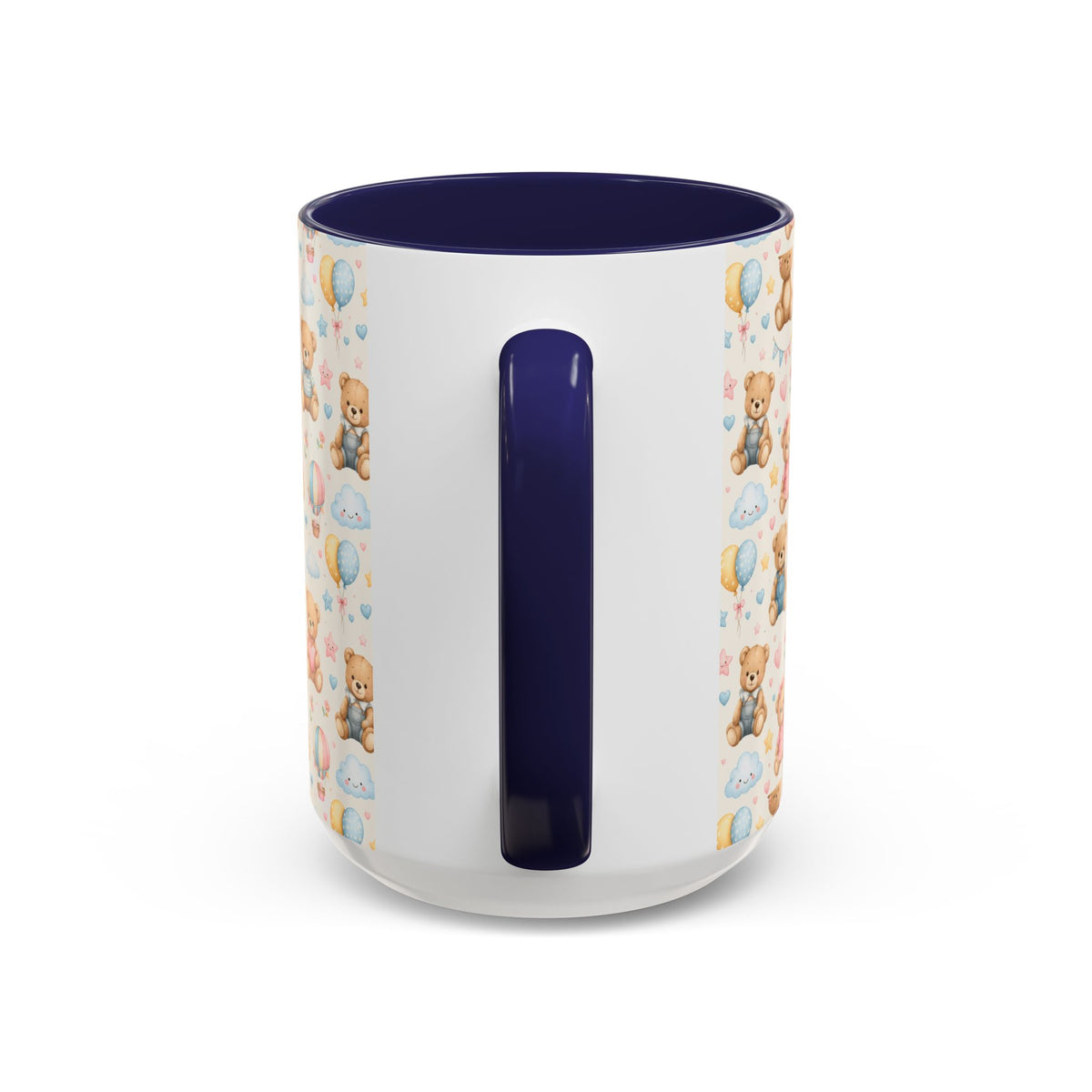 Accent Coffee Mug  (11/15 oz) - Pastel Teddy Bear Nursery