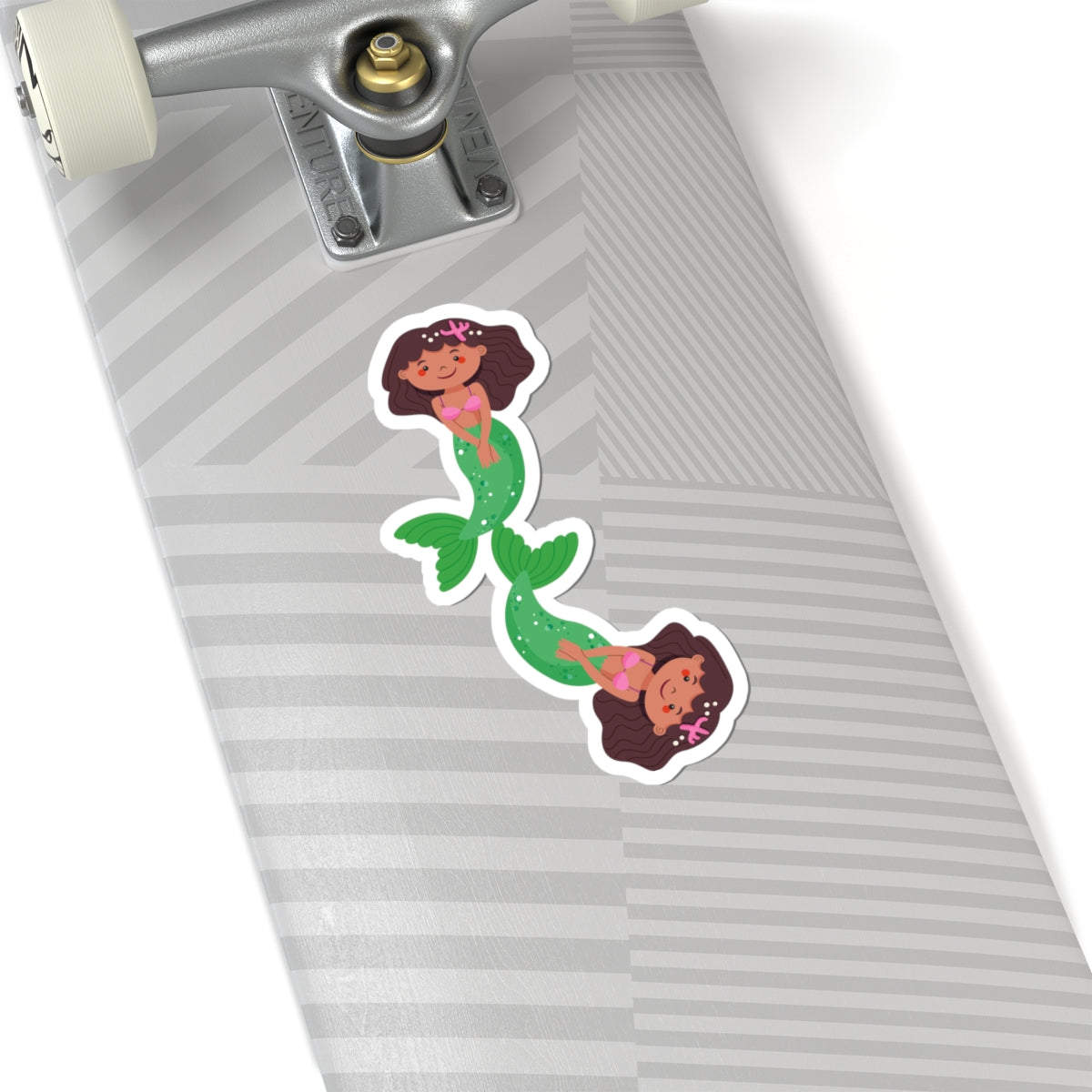 Kiss-Cut Stickers - mermaid green tail