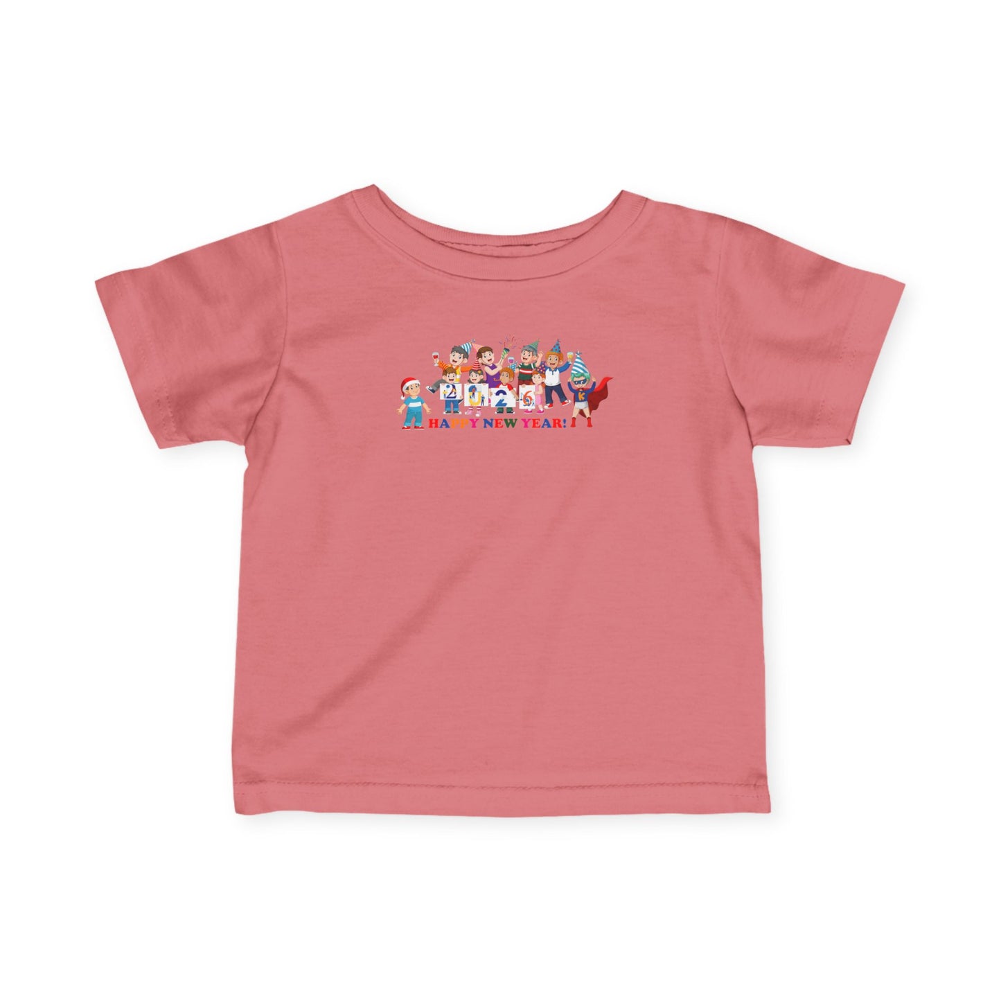 Infant Fine Jersey Tee - Happy new year from super kiddo - [[{"value":"Wonderwear Kid"}]]