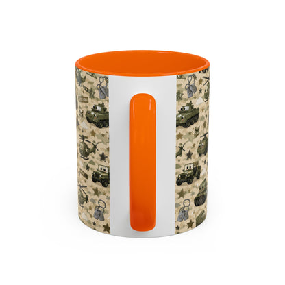 Accent Coffee Mug  (11/15 oz) - Military Kids