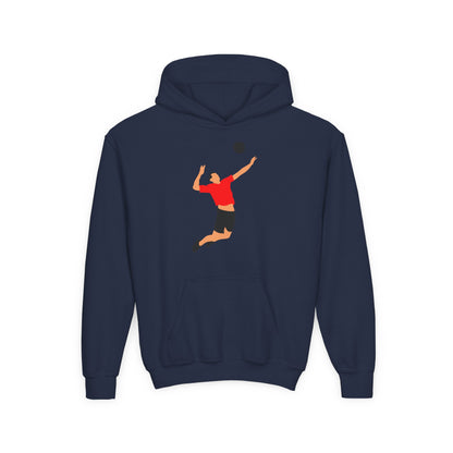 Youth Heavy Blend Hooded Sweatshirt - Volleyball Printify