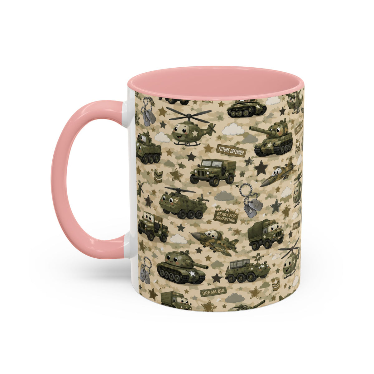 Accent Coffee Mug  (11/15 oz) - Military Kids