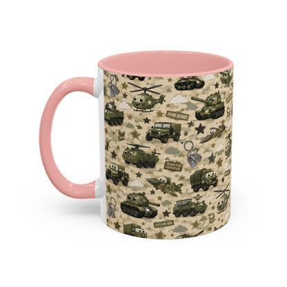 Accent Coffee Mug  (11/15 oz) - Military Kids