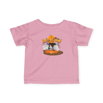 Infant Fine Jersey Tee - Super kiddo with ghost - [[{"value":"Wonderwear Kid"}]]