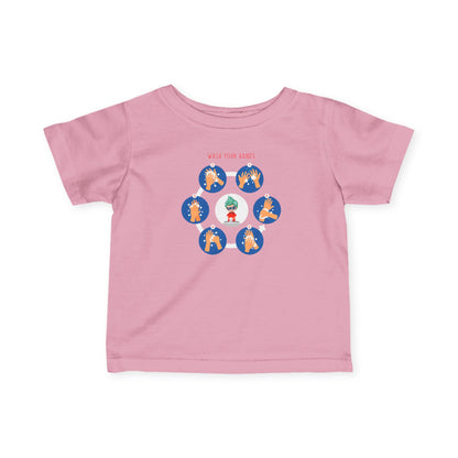 Infant Fine Jersey Tee - Super kiddo teaching how to wash hands - [[{"value":"Wonderwear Kid"}]]