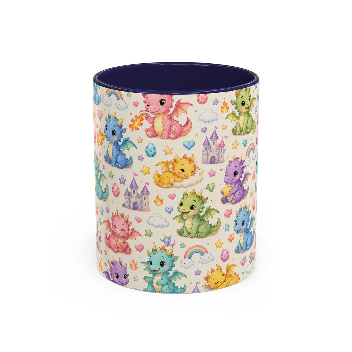 Accent Coffee Mug  (11/15 oz) - Baby Dragon Fantasy