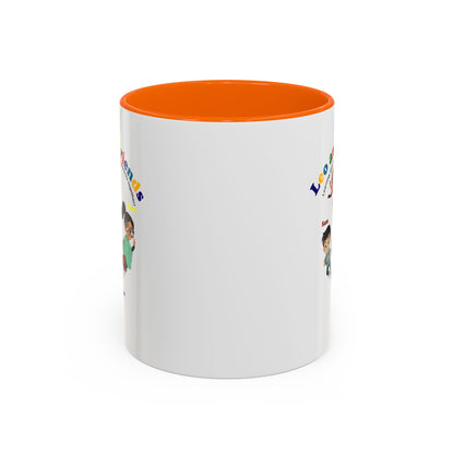Accent Coffee Mug - Leo & Friends - Learning and growing - [[{"value":"Wonderwear Kid"}]]
