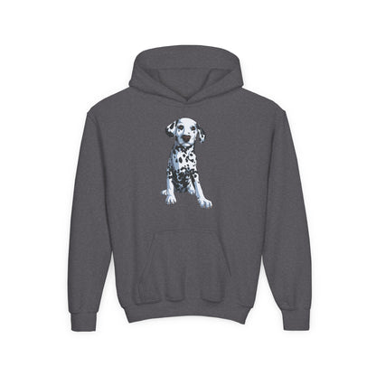 Youth Heavy Blend Hooded Sweatshirt - Dalmatian Printify