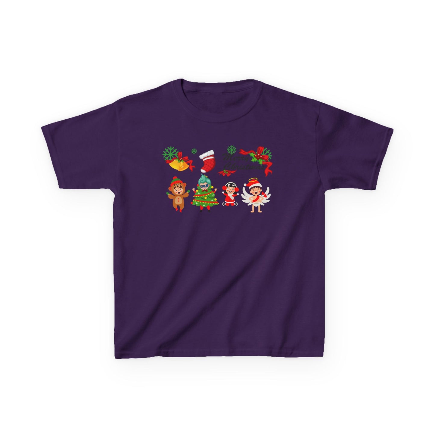 Kids Heavy Cotton™ Tee - Merry christmas from super kid - [[{"value":"Wonderwear Kid"}]]