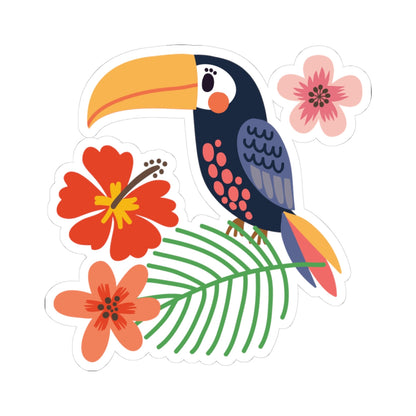 Kiss-cut stickers - Toucan bird Printify