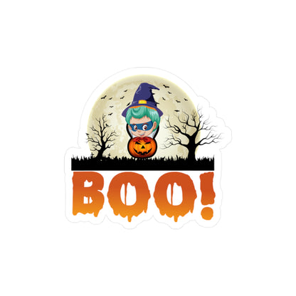 Halloween Kiss-Cut Vinyl Decals – Boo - [[{"value":"Wonderwear Kid"}]]