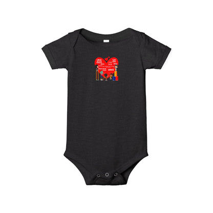 Infant Jersey One Piece - Valentines - Super kiddo and friends message - [[{"value":"Wonderwear Kid"}]]