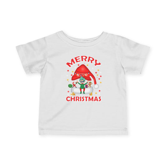 Infant Fine Jersey Tee - Merry christmas - [[{"value":"Wonderwear Kid"}]]