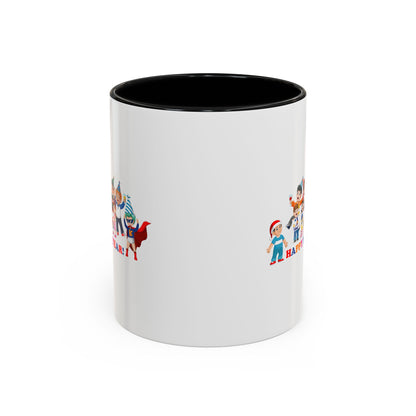 Accent Coffee Mug - Happy new year from super kiddo - [[{"value":"Wonderwear Kid"}]]