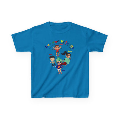Kids Heavy Cotton™ Tee - Leo & Friends - Learning and growing - [[{"value":"Wonderwear Kid"}]]