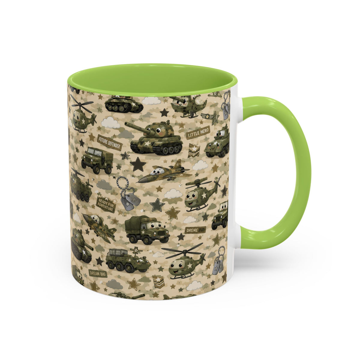 Accent Coffee Mug  (11/15 oz) - Military Kids