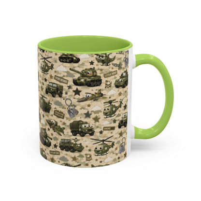 Accent Coffee Mug  (11/15 oz) - Military Kids