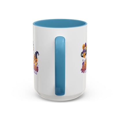 Accent Coffee Mug - Happy halloween trick or treat - [[{"value":"Wonderwear Kid"}]]