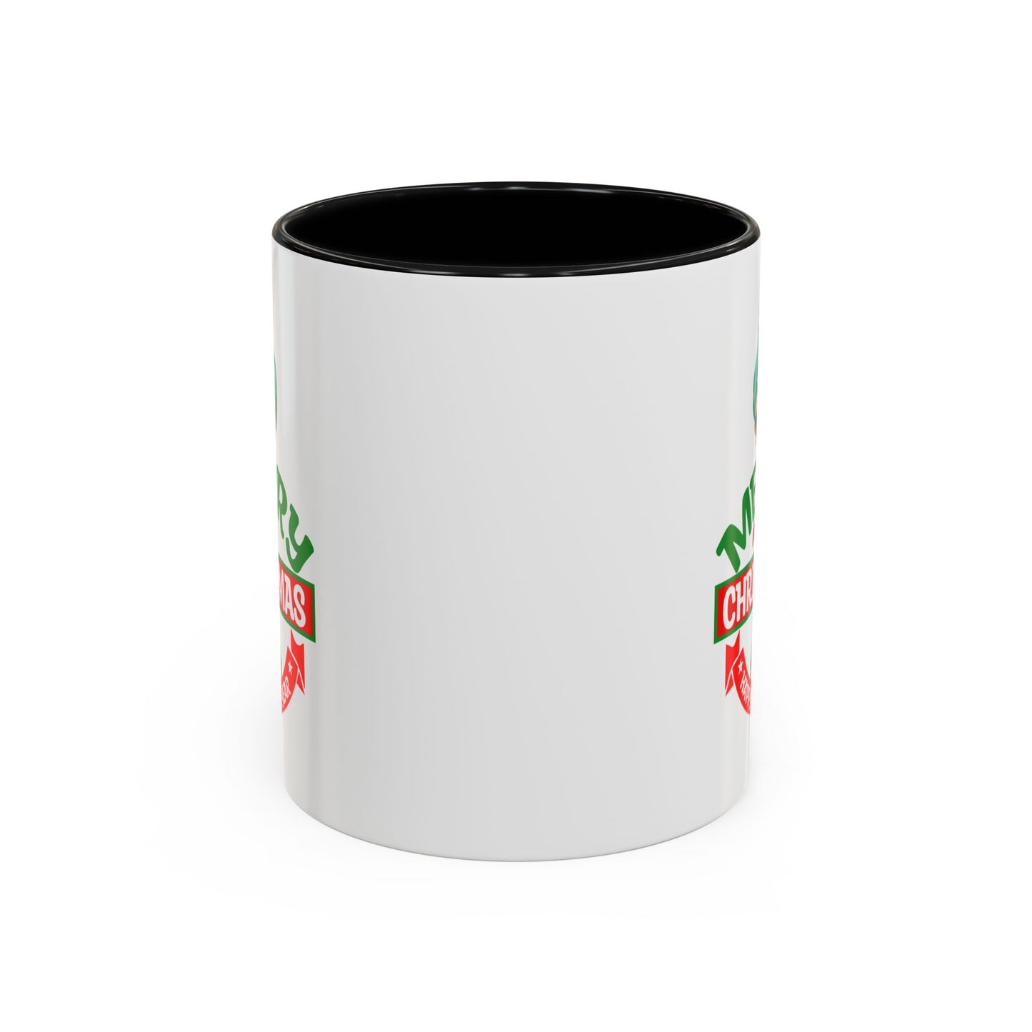 Accent Coffee Mug - Merry chridtmas from super kiddo