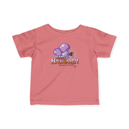Infant Fine Jersey Tee - Happy holloween - spider kiddo - [[{"value":"Wonderwear Kid"}]]
