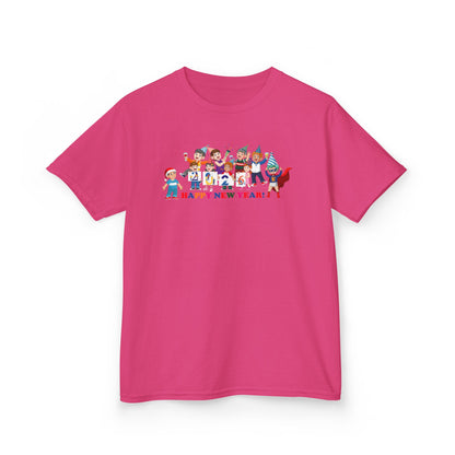 Kids Heavy Cotton™ Tee - Happy new year from super kiddo - [[{"value":"Wonderwear Kid"}]]