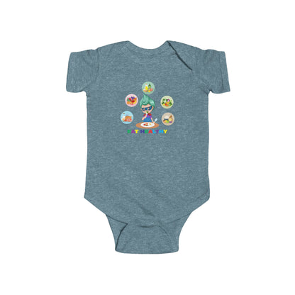 Infant Bodysuit - Supper kiddo showing healthy food to eat - [[{"value":"Wonderwear Kid"}]]