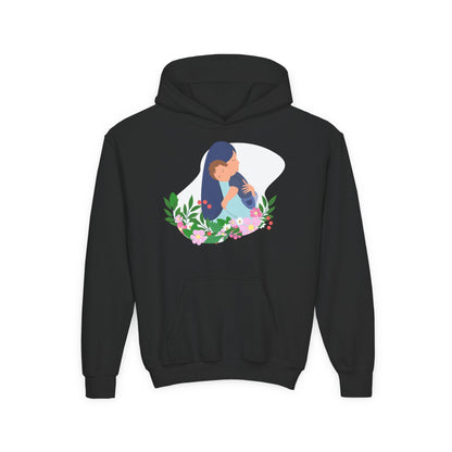 Youth Heavy Blend Hooded Sweatshirt - Mothers love Printify