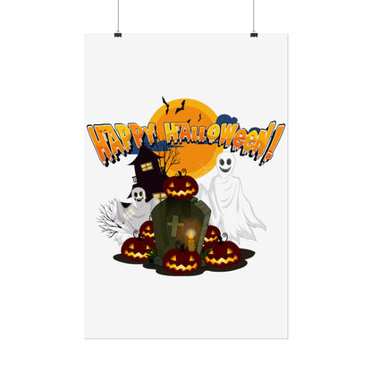 Rolled Posters - Happy holloween - cemetery - [[{"value":"Wonderwear Kid"}]]