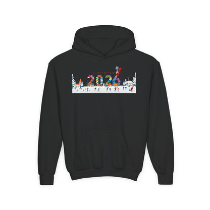 Youth Heavy Blend Hooded Sweatshirt - Happy 2026 - [[{"value":"Wonderwear Kid"}]]