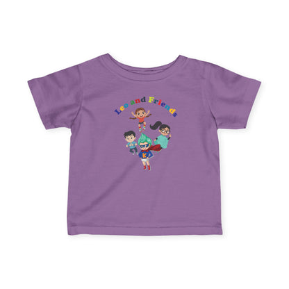Infant Fine Jersey Tee - Leo & Friends - [[{"value":"Wonderwear Kid"}]]