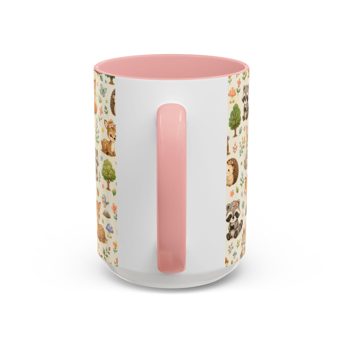 Accent Coffee Mug  (11/15 oz) - Whimsical Woodland Friends