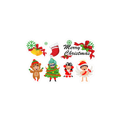 Christmas Kiss-Cut Vinyl Decals – Merry christmas from super kid - [[{"value":"Wonderwear Kid"}]]