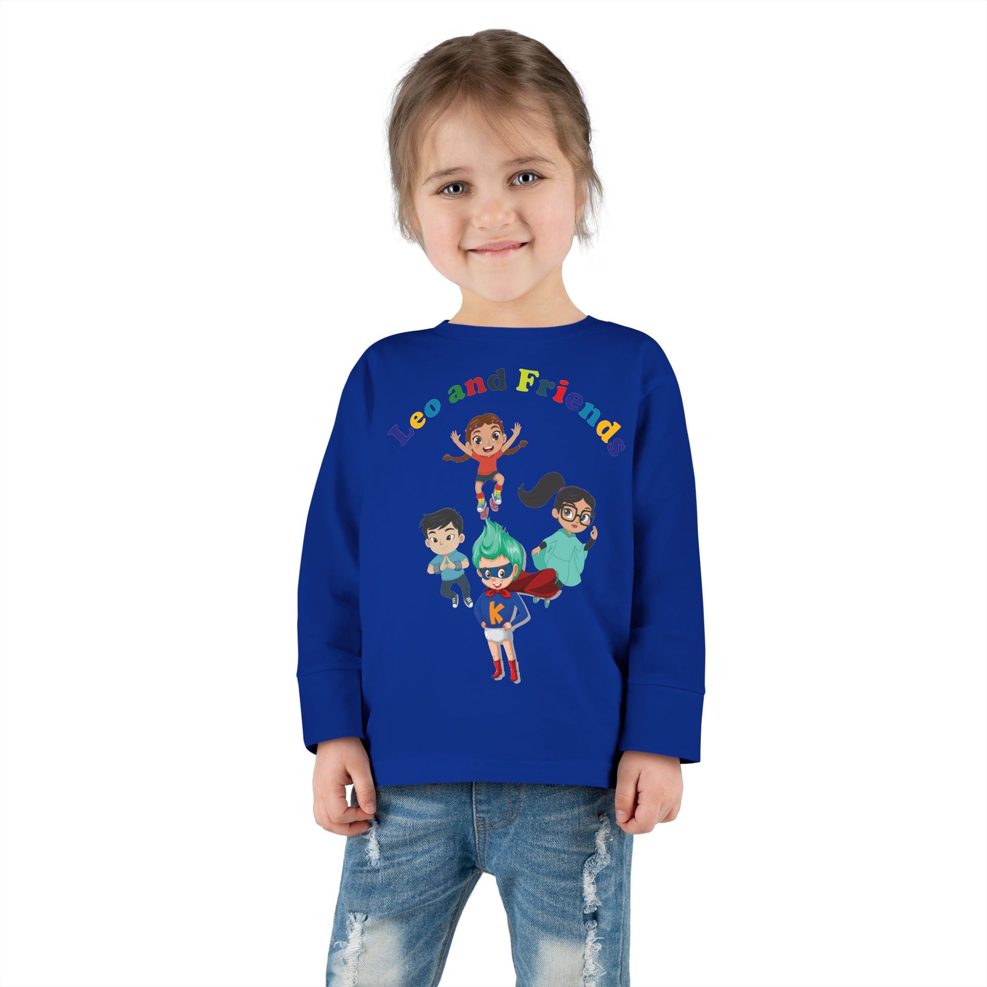 Toddler Long Sleeve Tee - Leo & Friends - [[{"value":"Wonderwear Kid"}]]