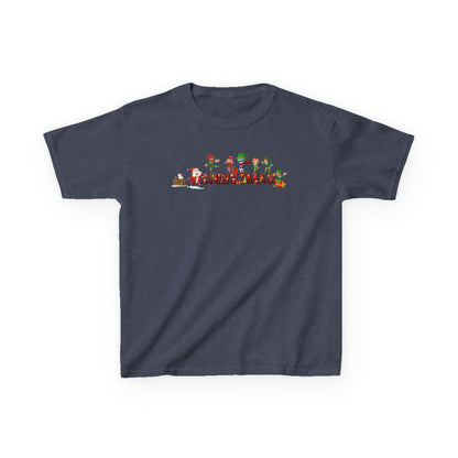 Kids Heavy Cotton™ Tee - Christmas with santa claus and friends - [[{"value":"Wonderwear Kid"}]]