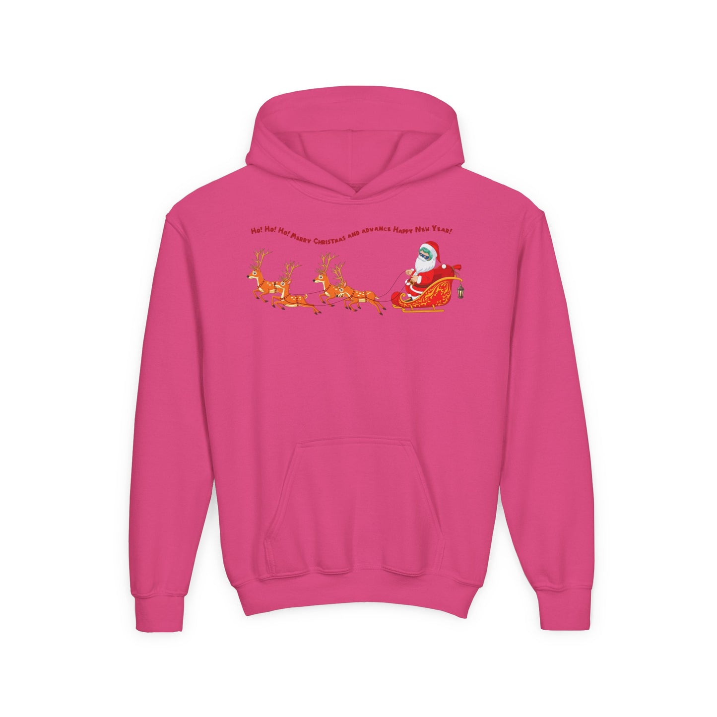 Youth Heavy Blend Hooded Sweatshirt - Santa kiddo - [[{"value":"Wonderwear Kid"}]]