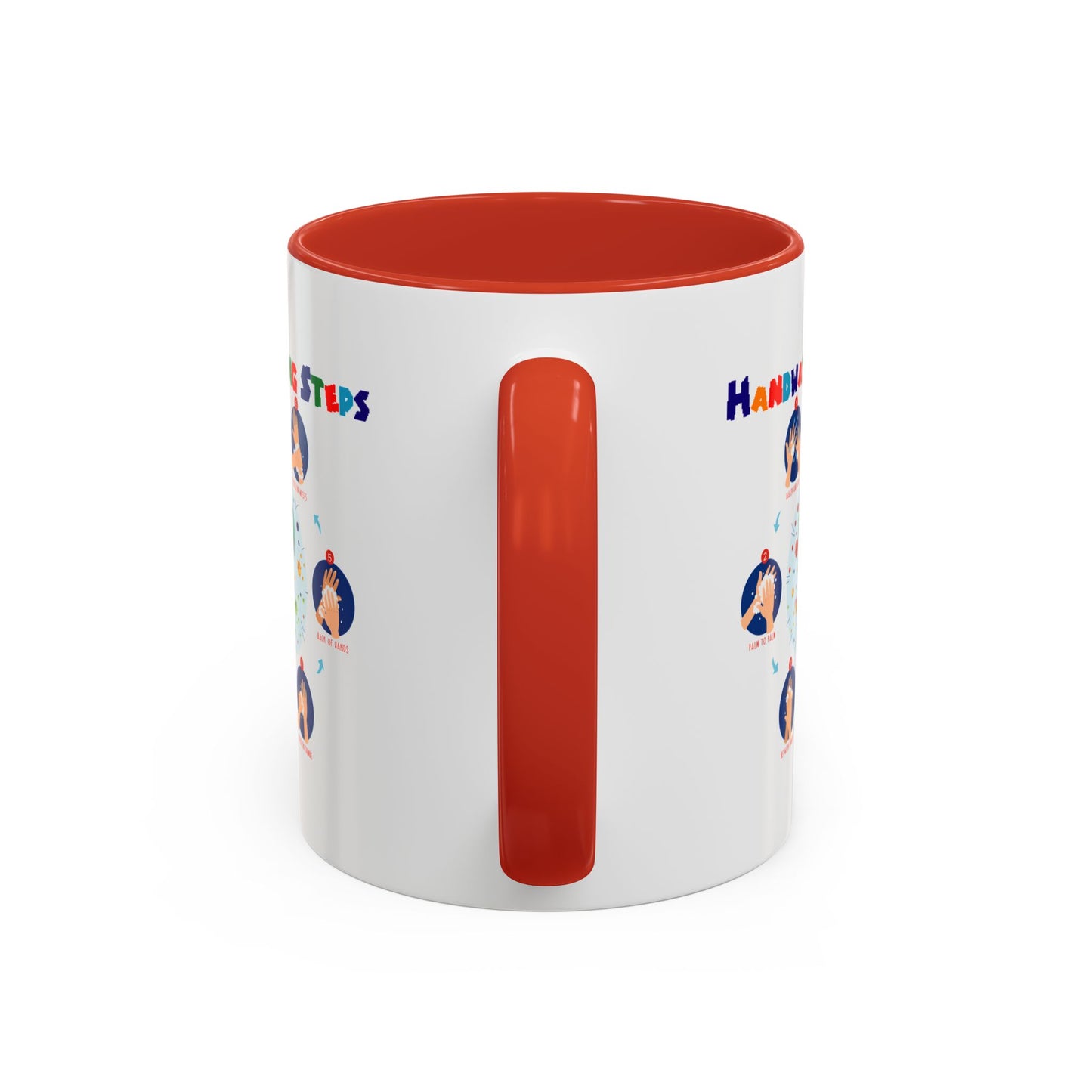 Accent Coffee Mug - Super kiddo how to wash hand properly