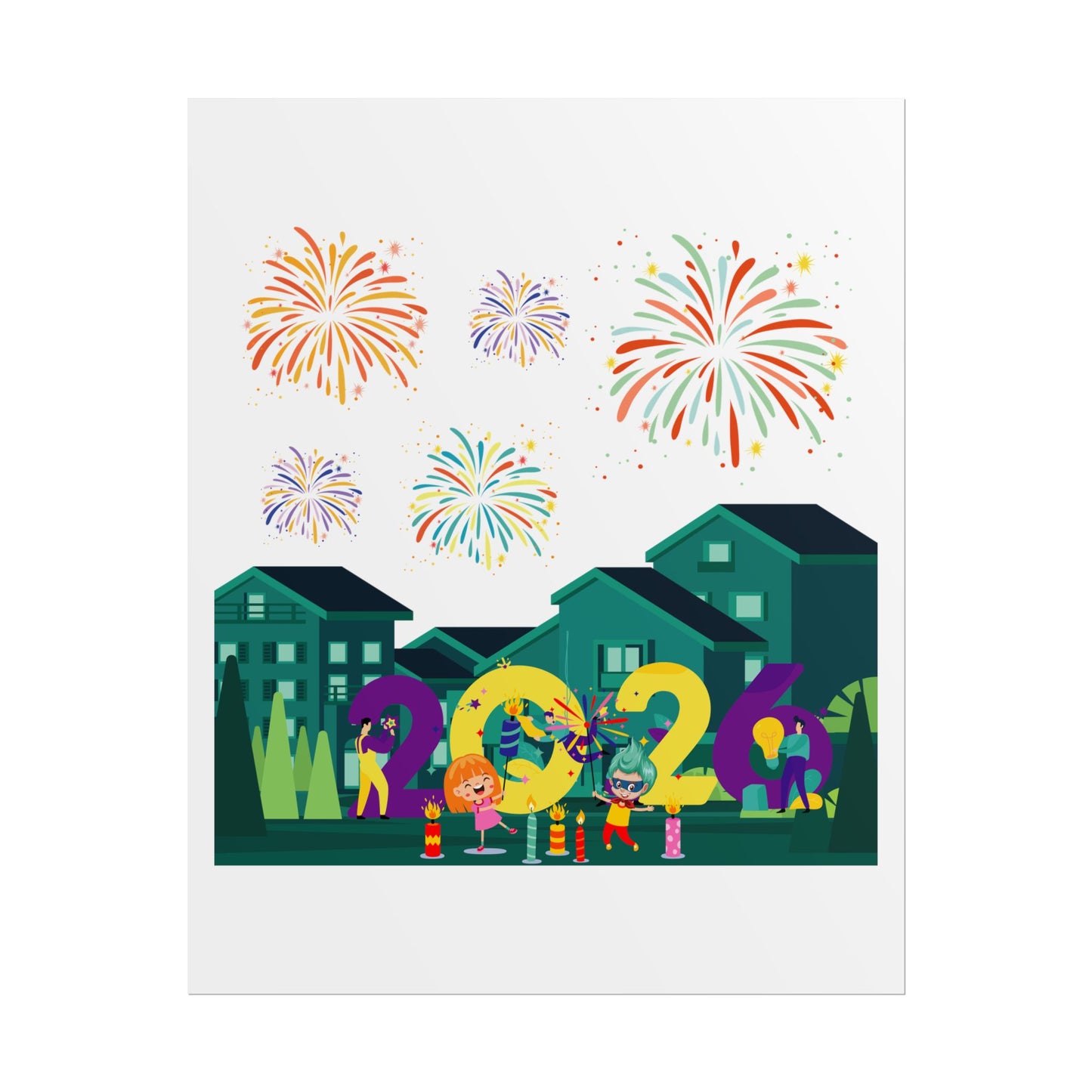 Rolled Posters - Super kiddo on house - [[{"value":"Wonderwear Kid"}]]