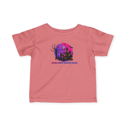 Infant Fine Jersey Tee - Super kiddo flying on hunted house - [[{"value":"Wonderwear Kid"}]]