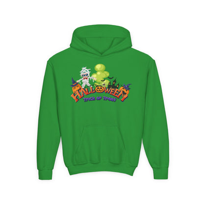 Youth Heavy Blend Hooded Sweatshirt - Trick or Treat - [[{"value":"Wonderwear Kid"}]]