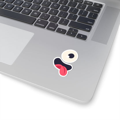 Kiss-Cut Vinyl Decals - Monsters Eyes and tounge Printify