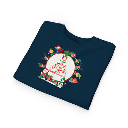 Toddler Sweatshirt - We Wish You a Merry Christmas - [[{"value":"Wonderwear Kid"}]]