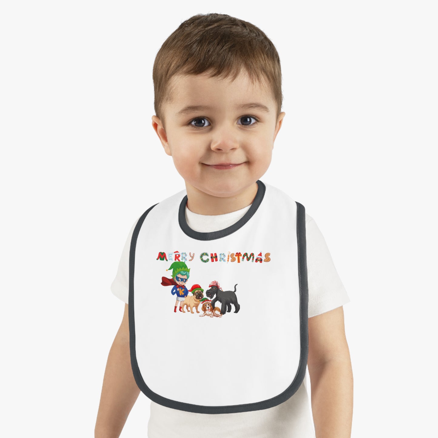 Baby Bib - Super kiddo woith pet friends