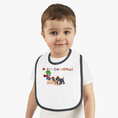 Baby Bib - Super kiddo woith pet friends - [[{"value":"Wonderwear Kid"}]]