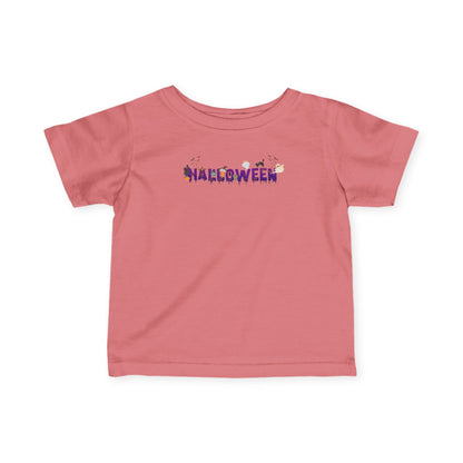 Infant Fine Jersey Tee - Holloween word Printify