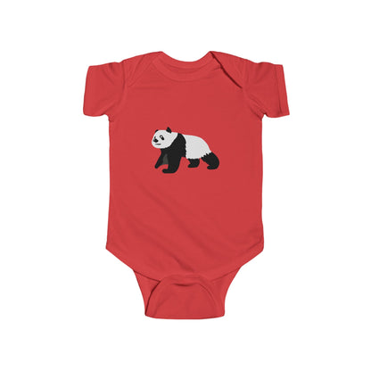 Baby Curious Panda Bodysuit - Infant Onesie Printify