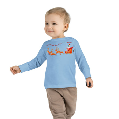 Toddler Long Sleeve Tee - Santa kiddo - [[{"value":"Wonderwear Kid"}]]